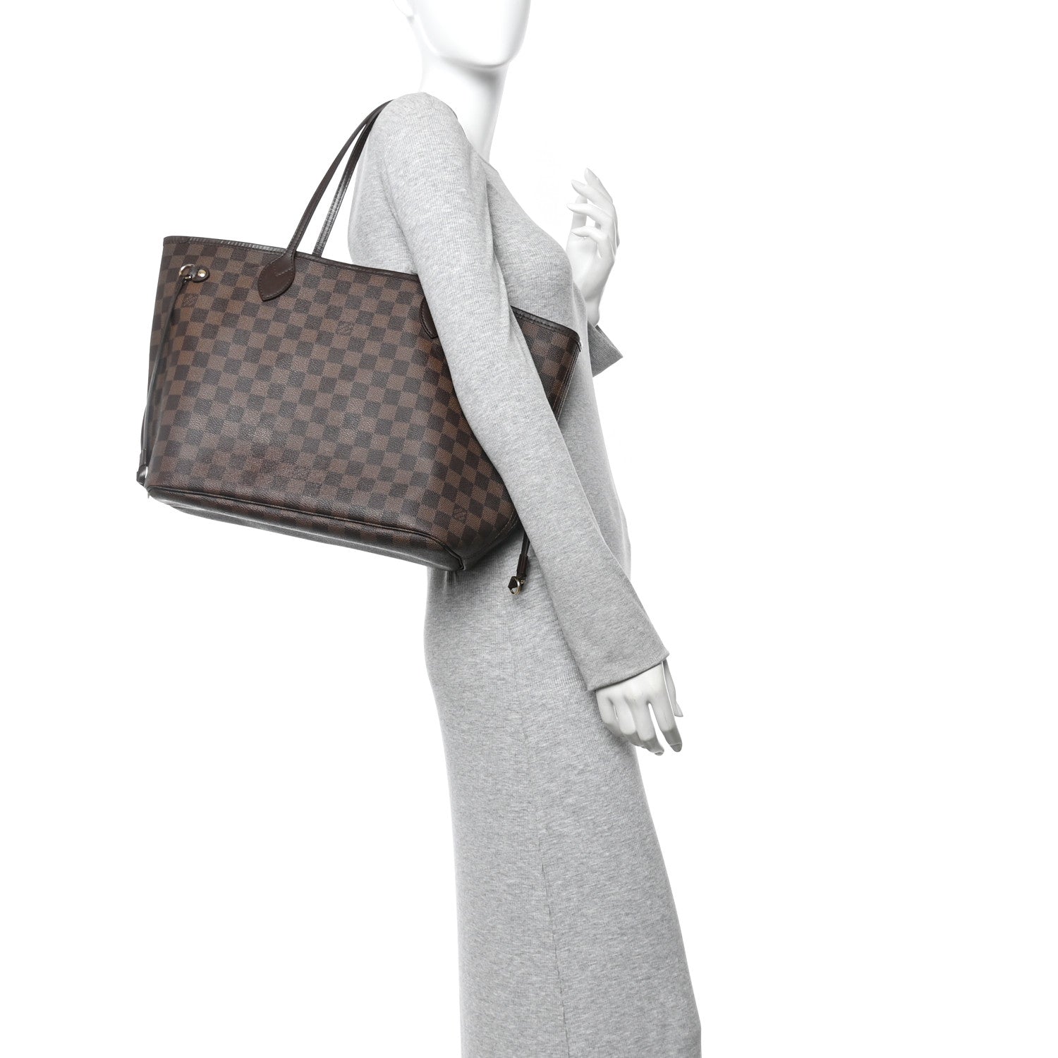 Louis Vuitton Damier Ebene Neverfull MM 2 of 15