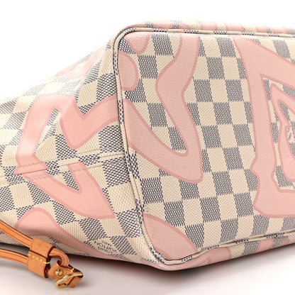 Louis Vuitton Damier Azur Tahitienne Neverfull MM 9 of 11