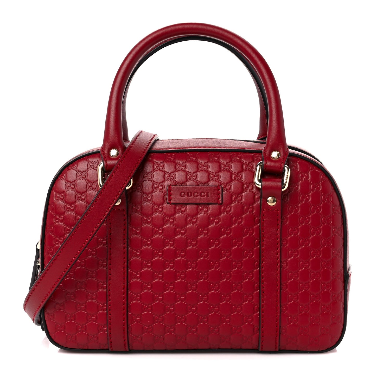 Microguccissima Small Crossbody Bag Rosso