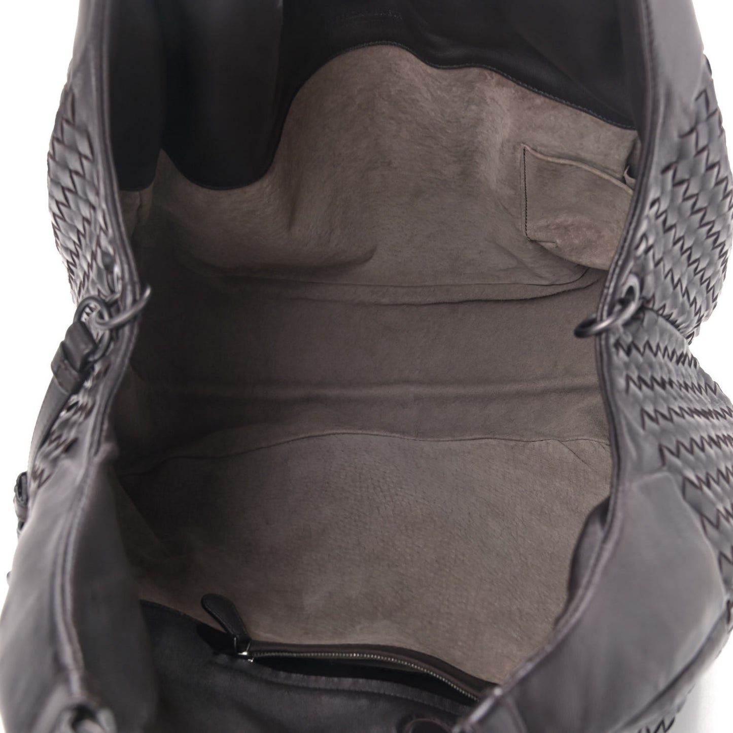 Nappa Intrecciato Medium Campana Ebano