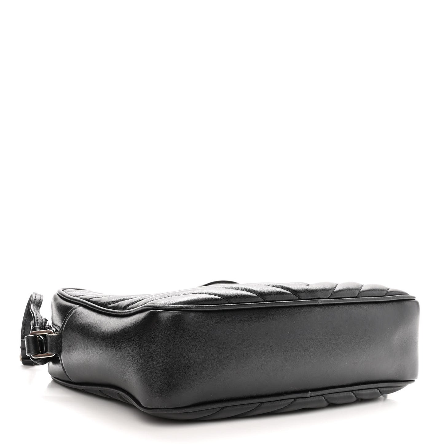 Calfskin Matelasse Monogram Lou Camera Bag Black