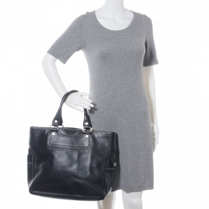 Celine Leather Boogie Tote Black 2 of 8