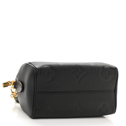 Louis Vuitton Empreinte Monogram Giant Speedy Bandouliere 20 Black 4 of 10