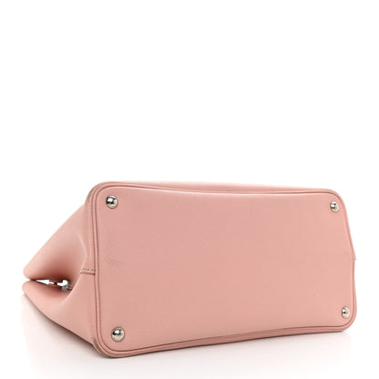 Prada Saffiano Cuir Medium Double Bag Orchidea Acquamarina 4 of 15