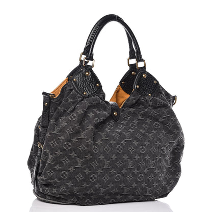Louis Vuitton Denim Mahina XL Black 3 of 8