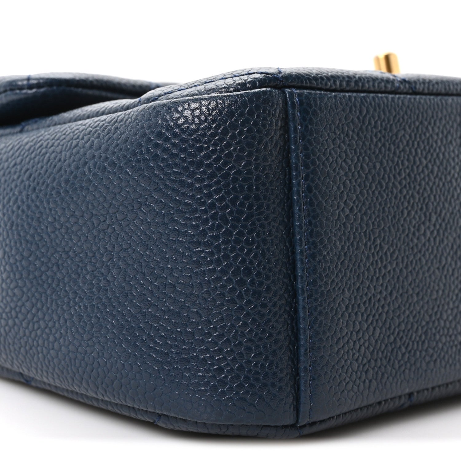 Chanel Caviar Quilted Chain Soul Flap Navy Blue 9 of 10