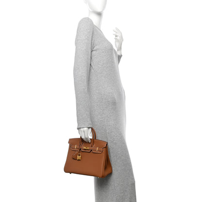 Hermes Togo Birkin 25 Gold 2 of 11