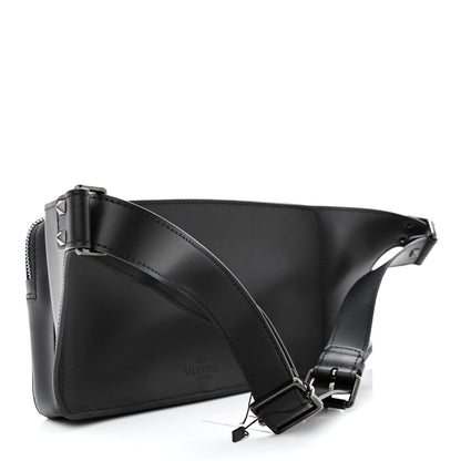 Valentino Garavani Calfskin VLTN Belt Bag Black 3 of 9