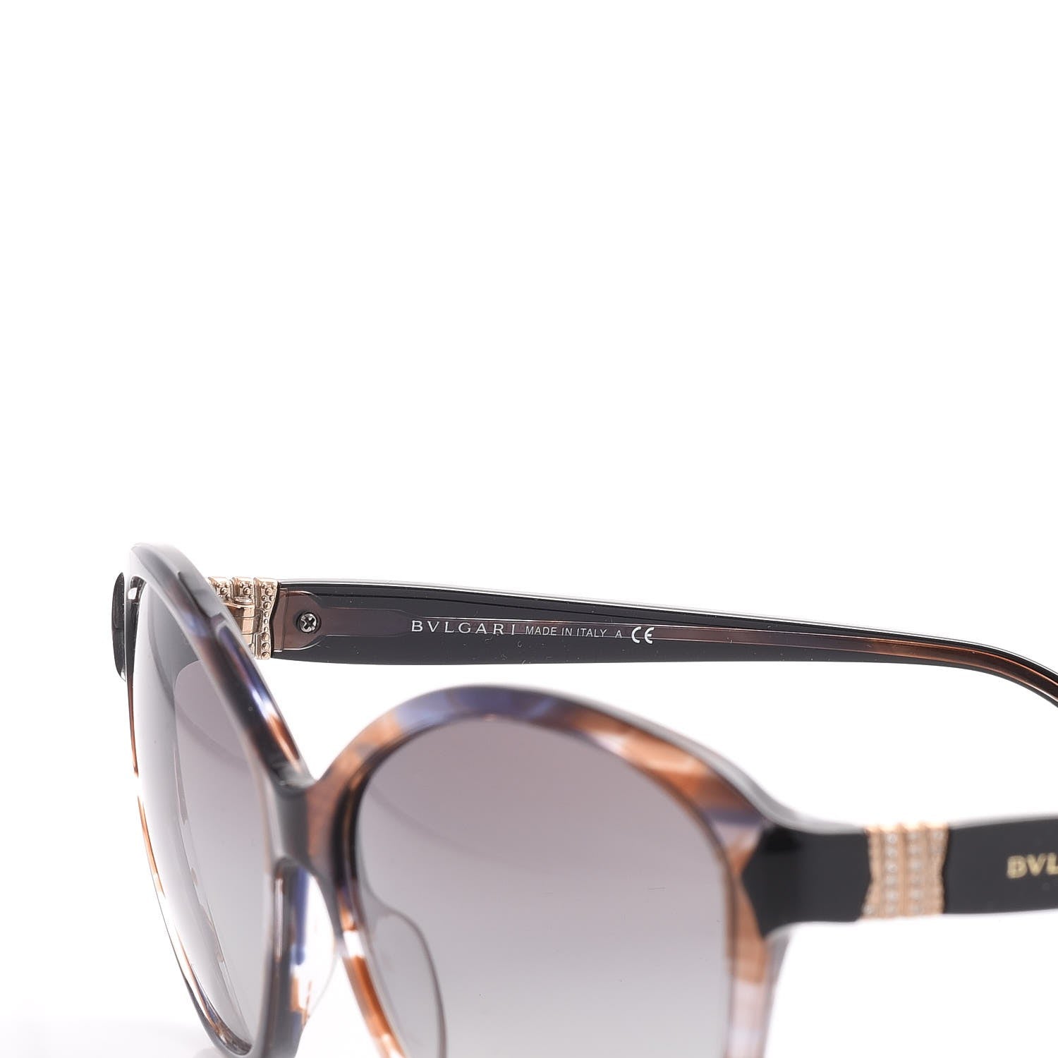 Bulgari Oversized Sunglasses 5202/11 Brown 6 of 9