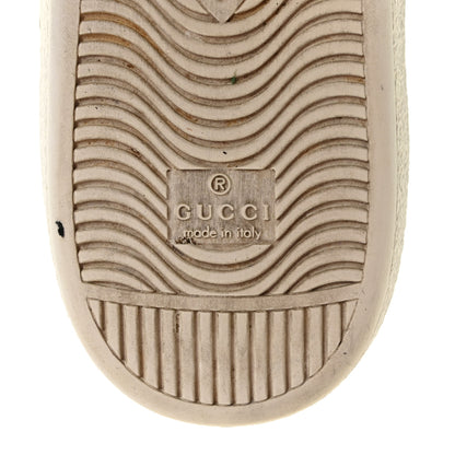 Gucci X DISNEY GG Supreme Monogram Web Donald Duck Mens Ace Sneakers 10 Beige New Acero Orange 6 of 8