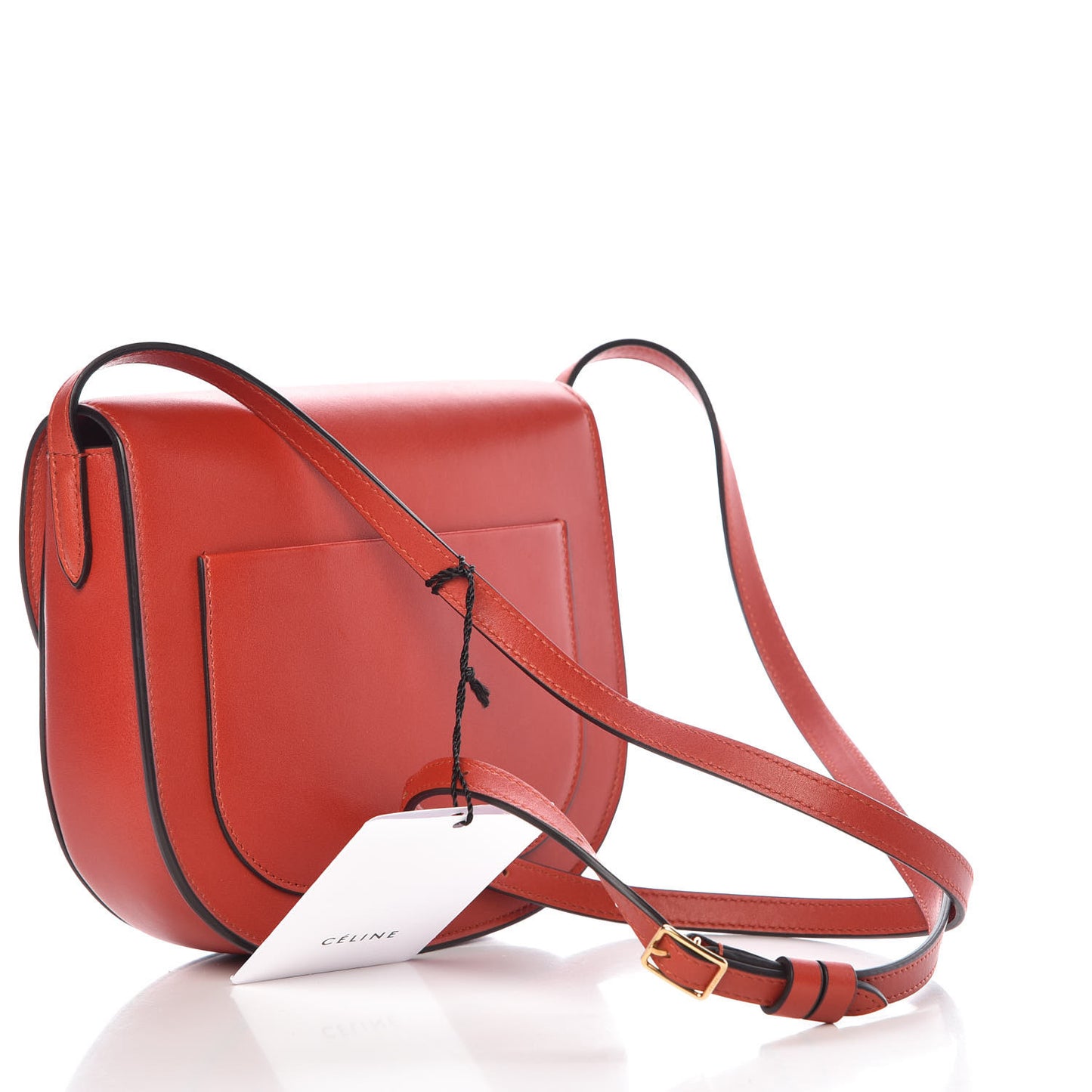 Supersoft Calfskin Small Trotteur Ruby