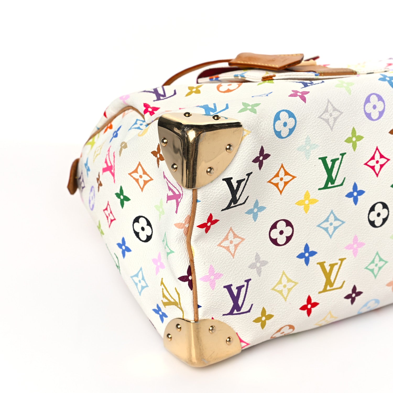Louis Vuitton Monogram Multicolor Speedy 30 White 8 of 9