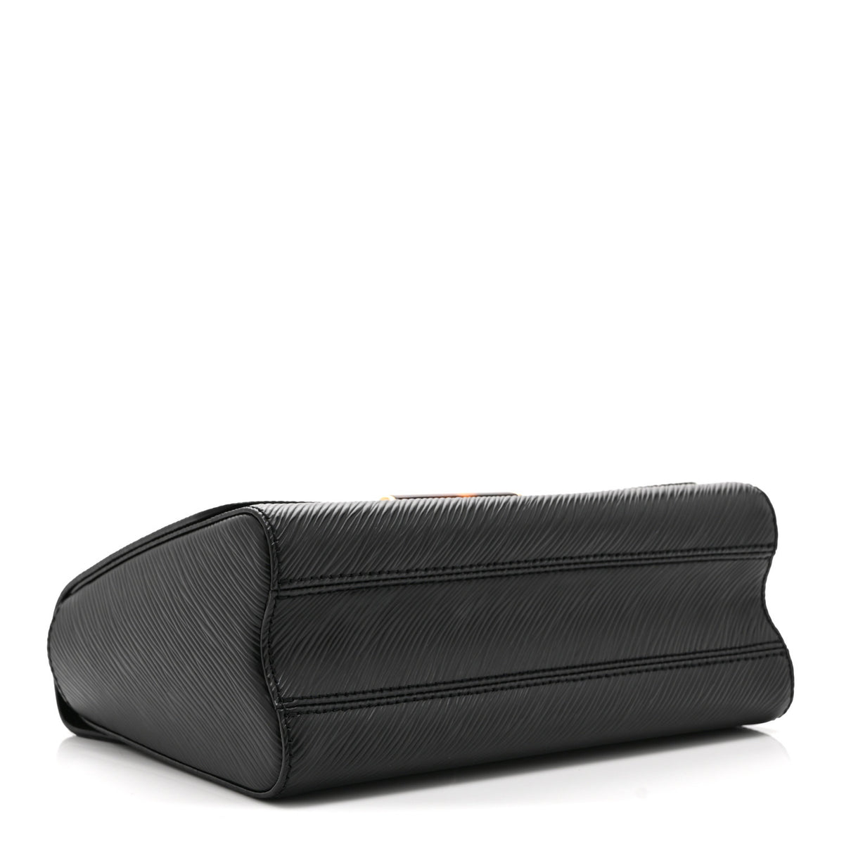 Epi Tortoiseshell Twist Shoulder Bag MM Black