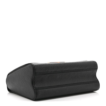 Louis Vuitton Epi Tortoiseshell Twist Shoulder Bag MM Black 4 of 9