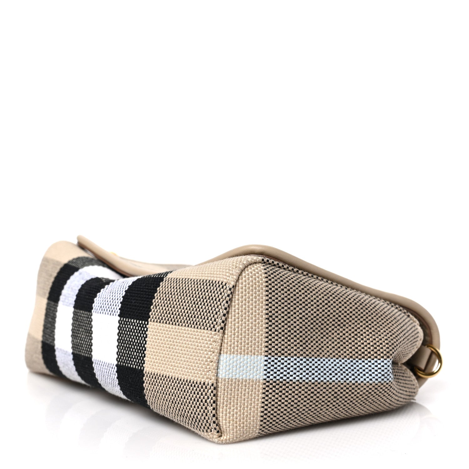 Burberry Canvas Check Hackberry Crossbody Bag Soft Fawn 7 of 8