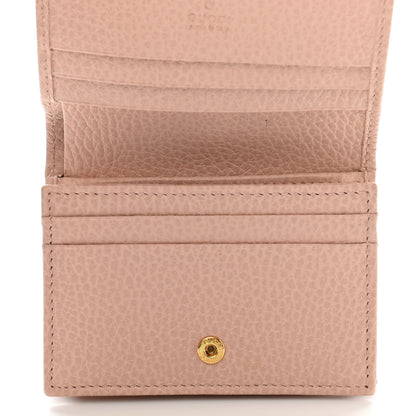 Gucci Dollar Calfskin GG Marmont Card Case Perfect Pink 5 of 8