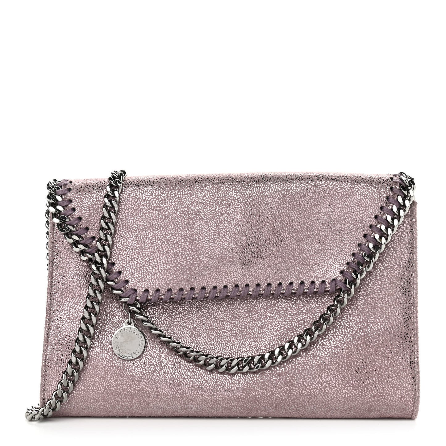 Shaggy Deer Falabella Mini Crossbody Bag Pink