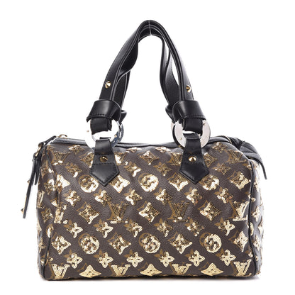 Louis Vuitton Monogram Sequins Eclipse Speedy 28 Gold 1 of 9