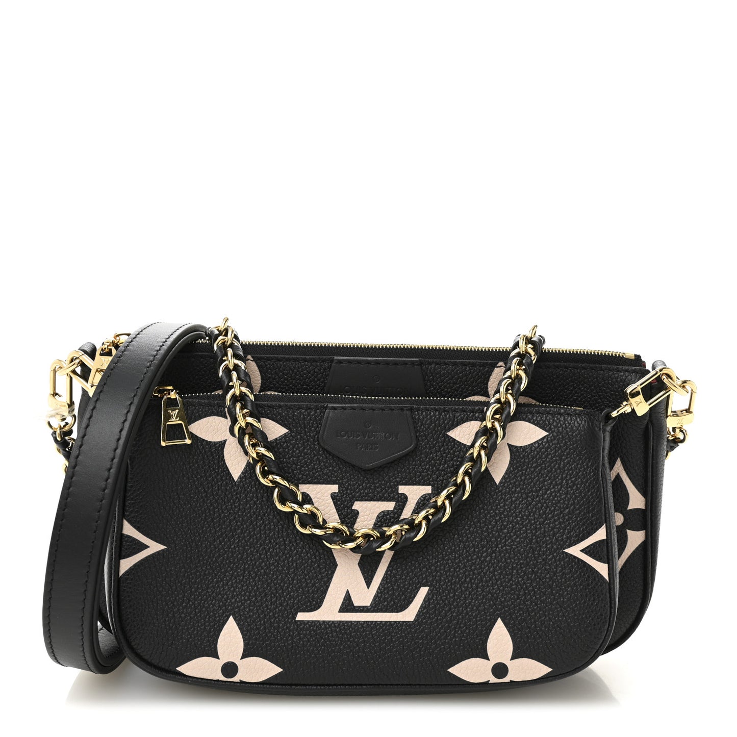 Empreinte Monogram Giant Multi Pochette Accessories Black Beige