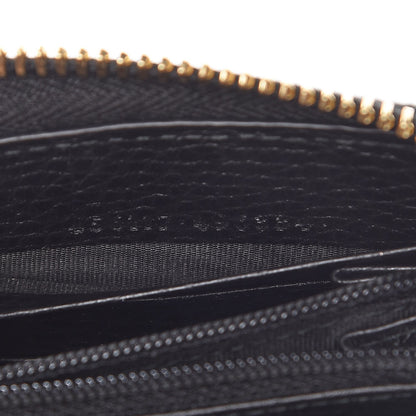 Gucci Dollar Calfskin GG Marmont Zip Around Wallet Black 7 of 8