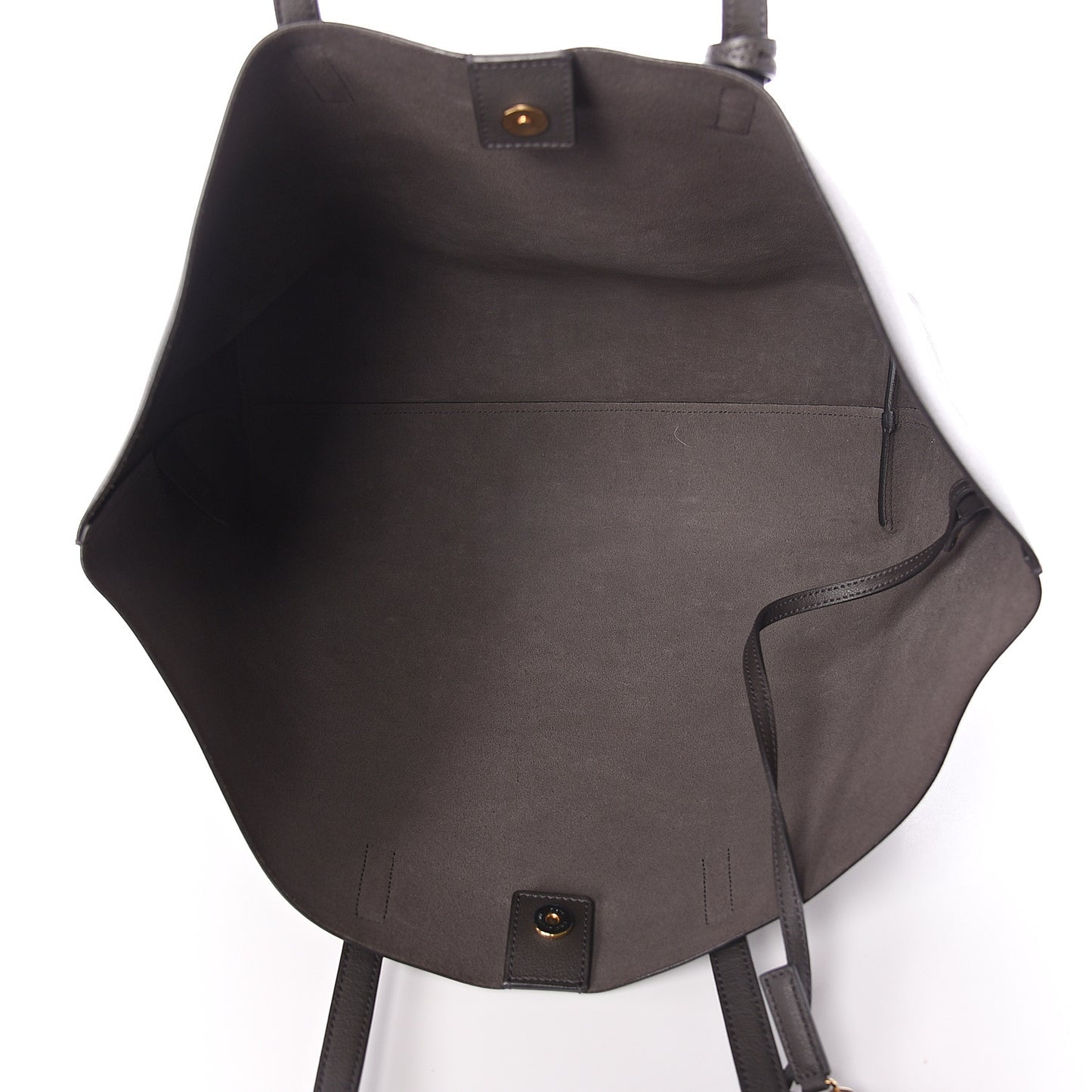 Calfskin Large Shopping Tote Dark Grey