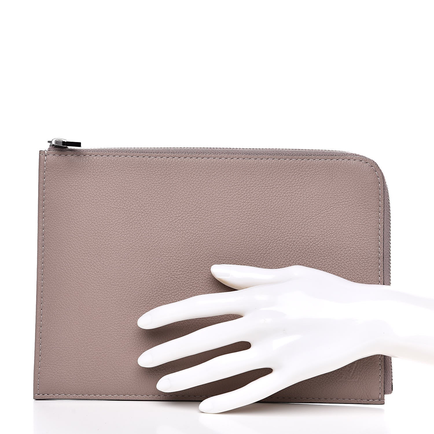 Louis Vuitton Calfskin Pochette Jour PM Taupe 2 of 9