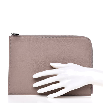 Louis Vuitton Calfskin Pochette Jour PM Taupe 2 of 9