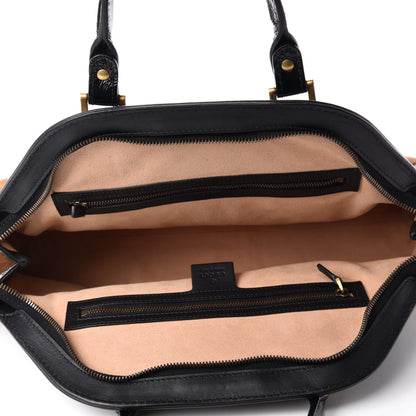 Gucci Suede Ophidia Medium Re(Belle) Top Handle Bag Nocciola Black 6 of 11