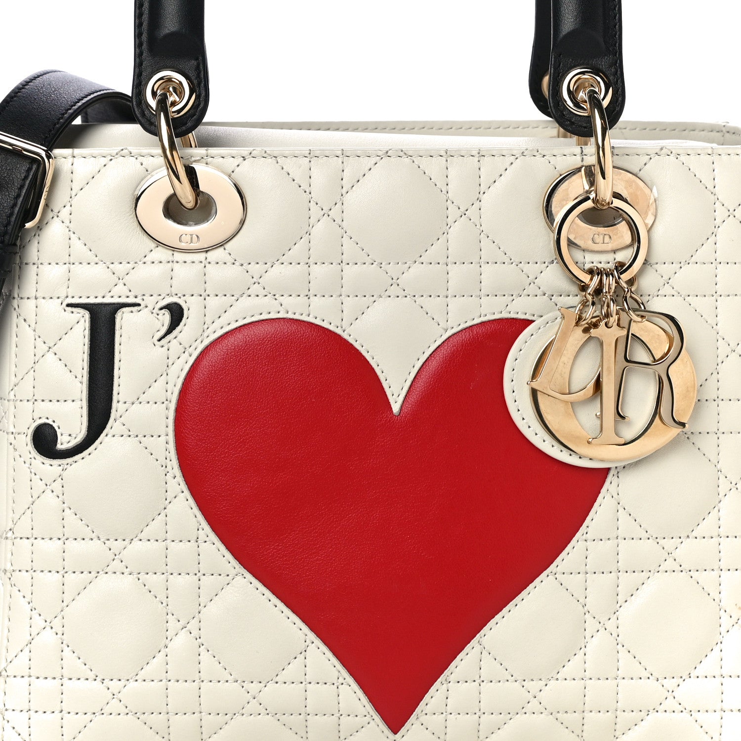 Christian Dior Lambskin Cannage DiorAmour Chinese Valentines Medium Lady Dior Multicolor 11 of 11