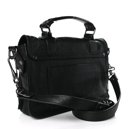 Proenza Schouler Lambskin Tiny PS1 Satchel Black 3 of 8