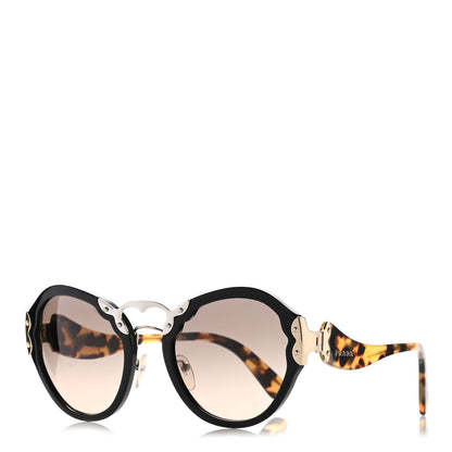Prada Acetate Sunglasses SPR 09T Black Tortoise 1 of 8