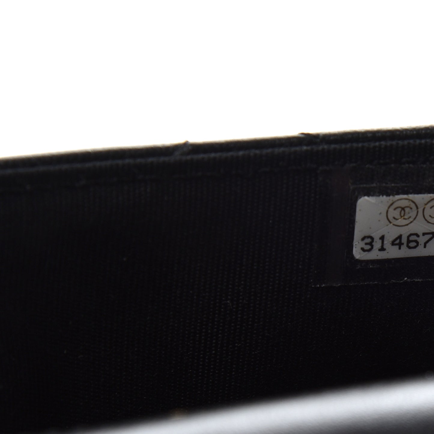 Lambskin Quilted Top Handle Flap Coin Purse With Chain Black