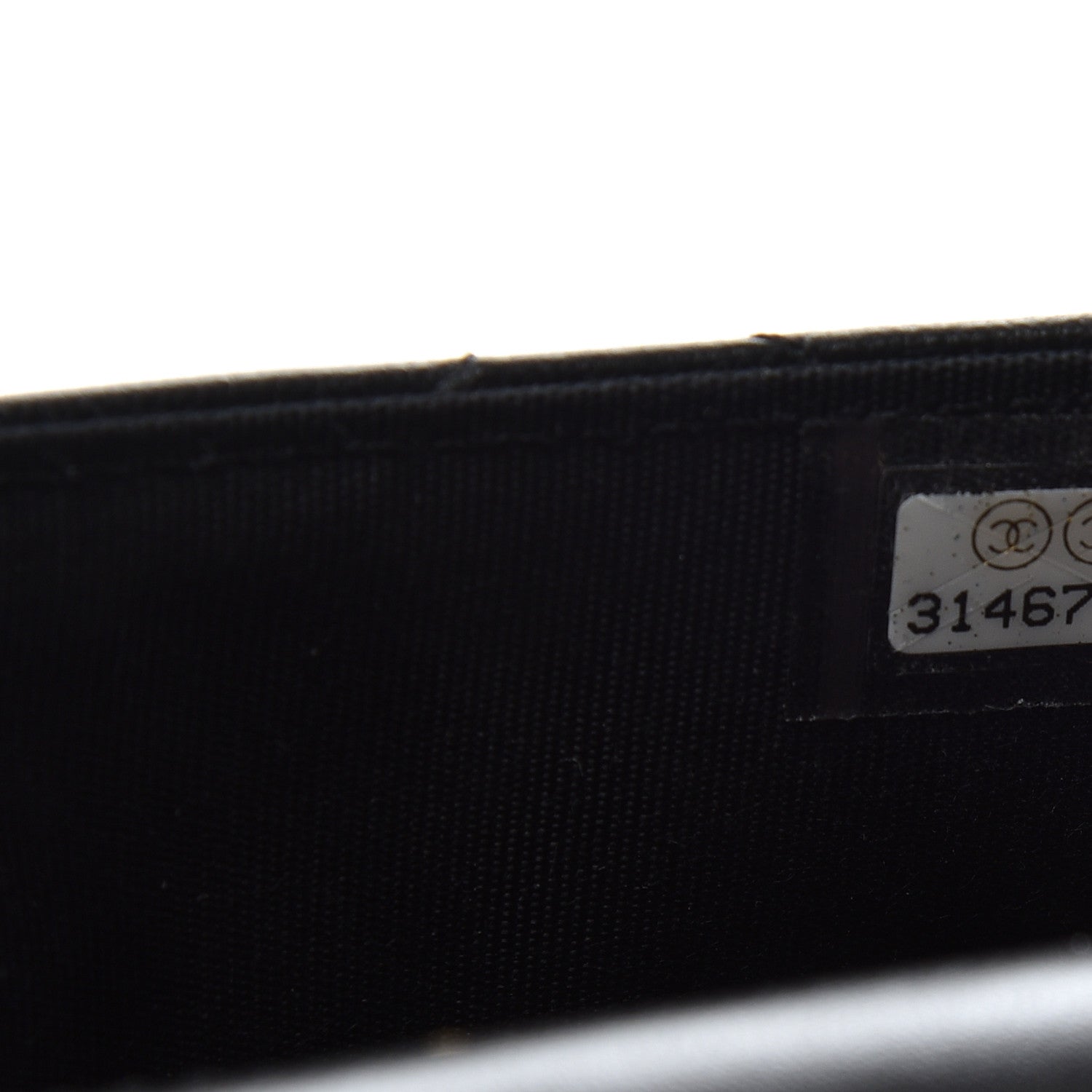 Chanel Lambskin Quilted Top Handle Flap Coin Purse With Chain Black 8 of 9