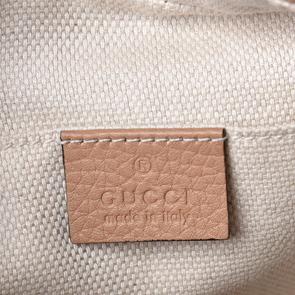 Gucci Pebbled Calfskin Small Soho Disco Bag Rose Beige 6 of 12