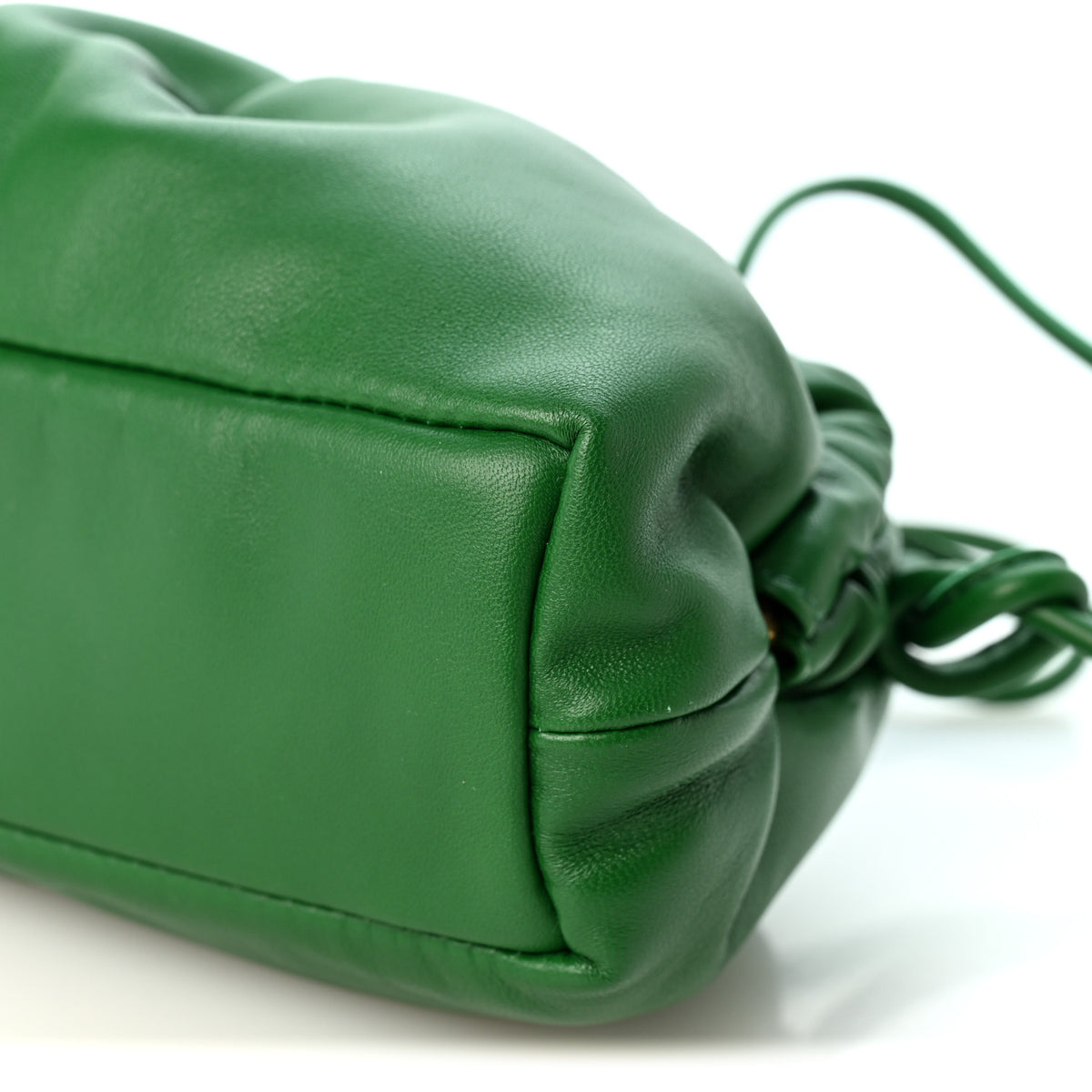 Mansur Gavriel Lambskin Mini Cloud Clutch  Green 9 of 9