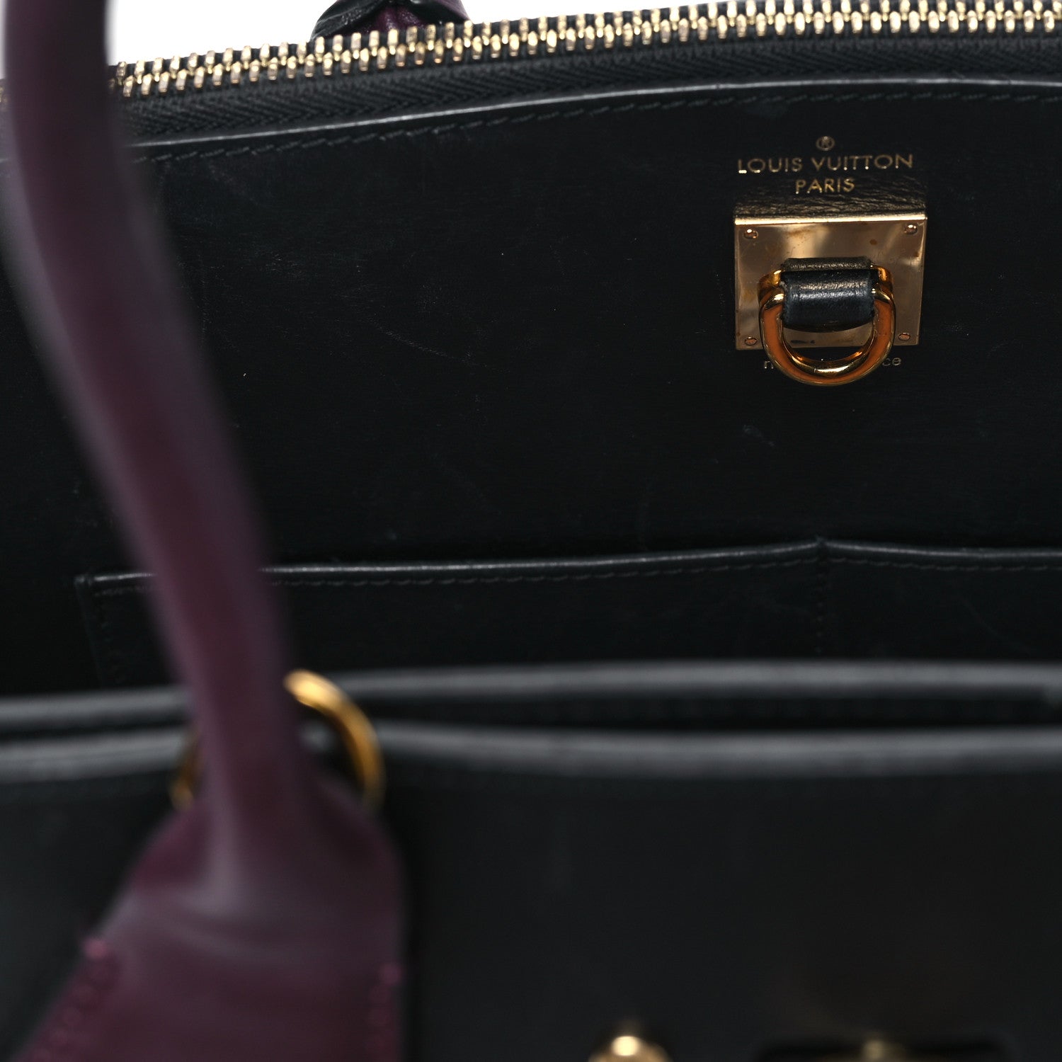 Louis Vuitton Calfskin City Steamer MM Magnolia Black 12 of 13