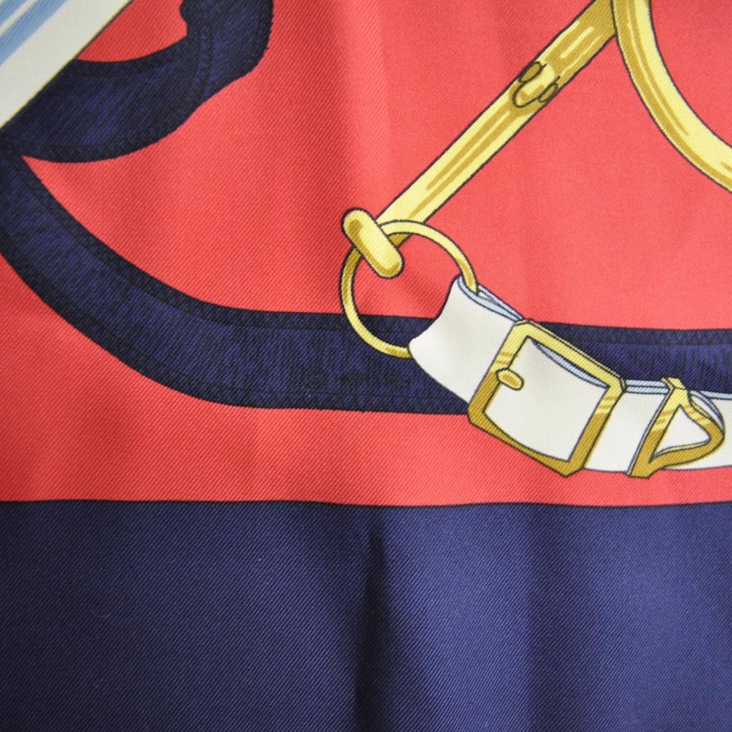 Silk Eperon D Or Scarf 90 Bleu