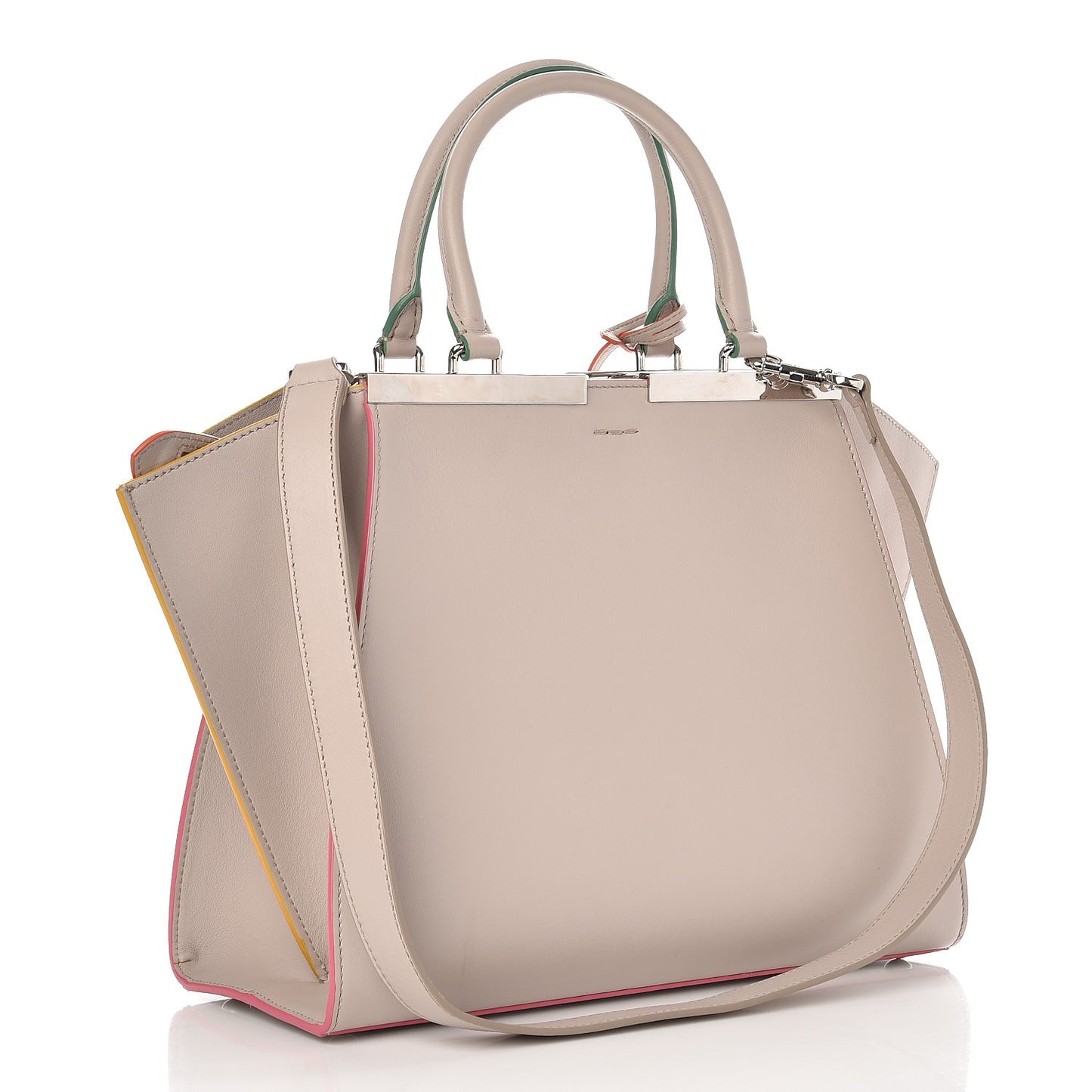 Vitello Dolce Petite 3Jours Tote Grigio Polvere