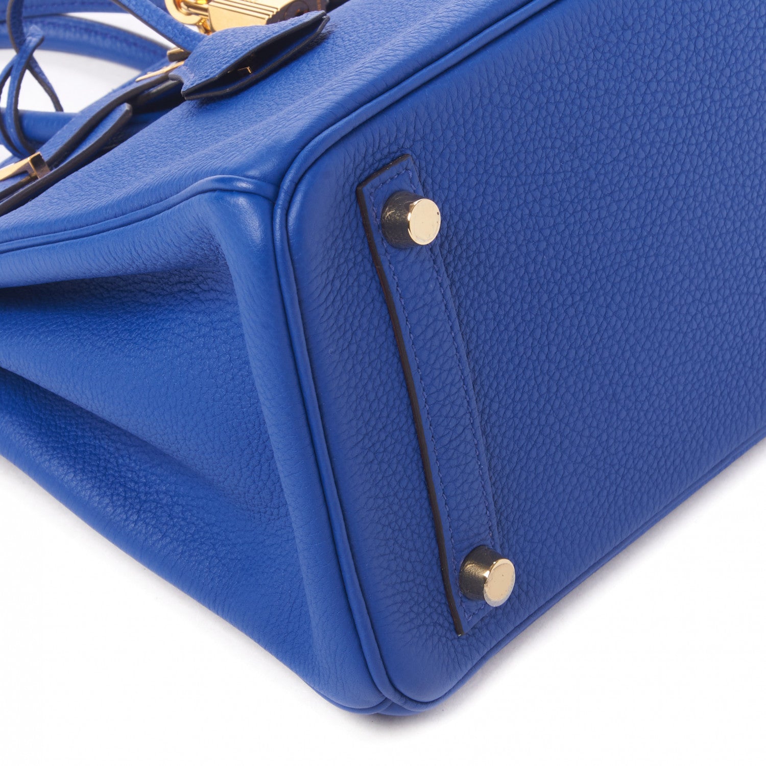 Hermes Togo Birkin 25 Bleu Electrique 6 of 29