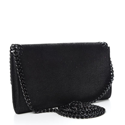 Stella McCartney Shaggy Deer Falabella Crossbody Clutch Black 3 of 9