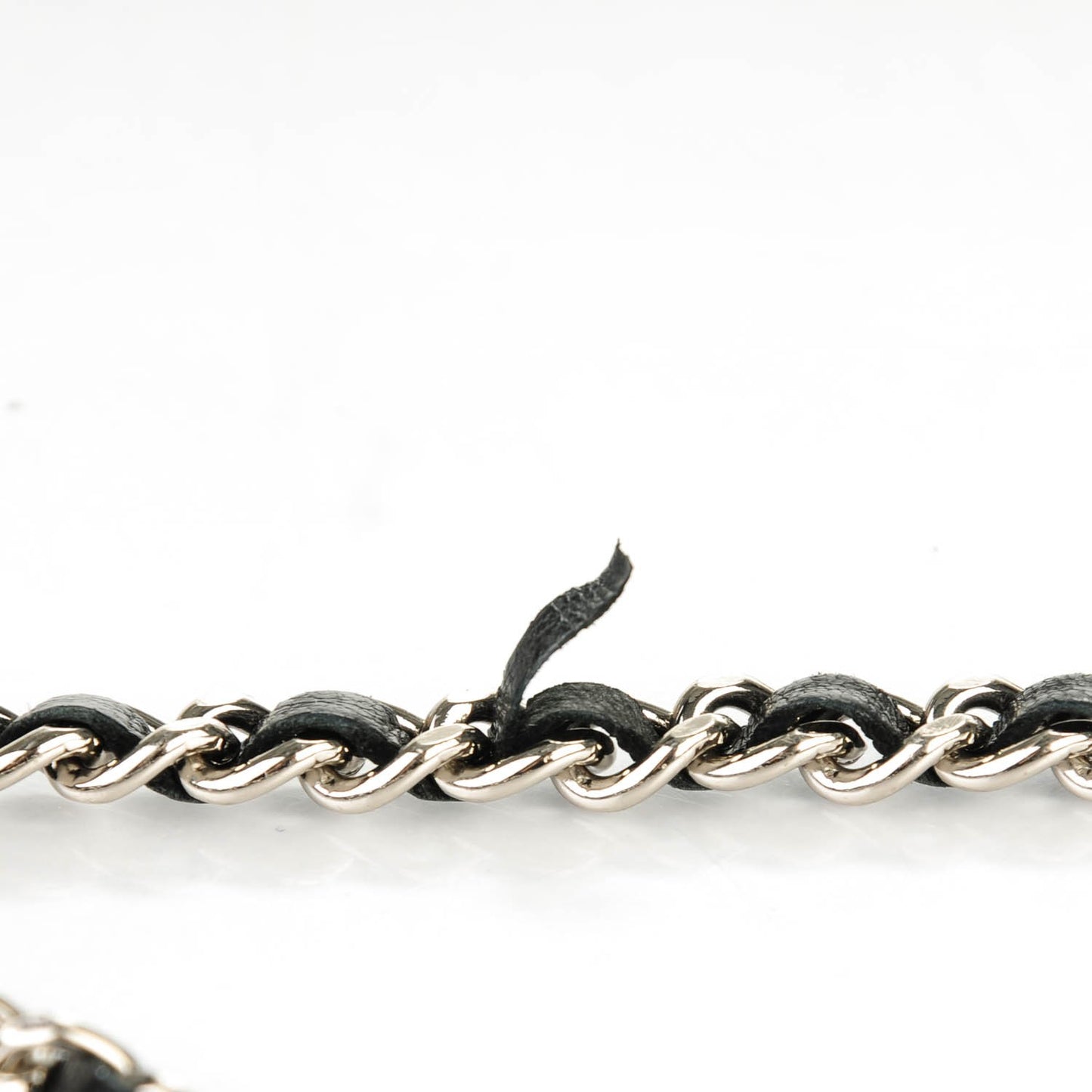 Lambskin Quilted Wallet On Chain WOC Black