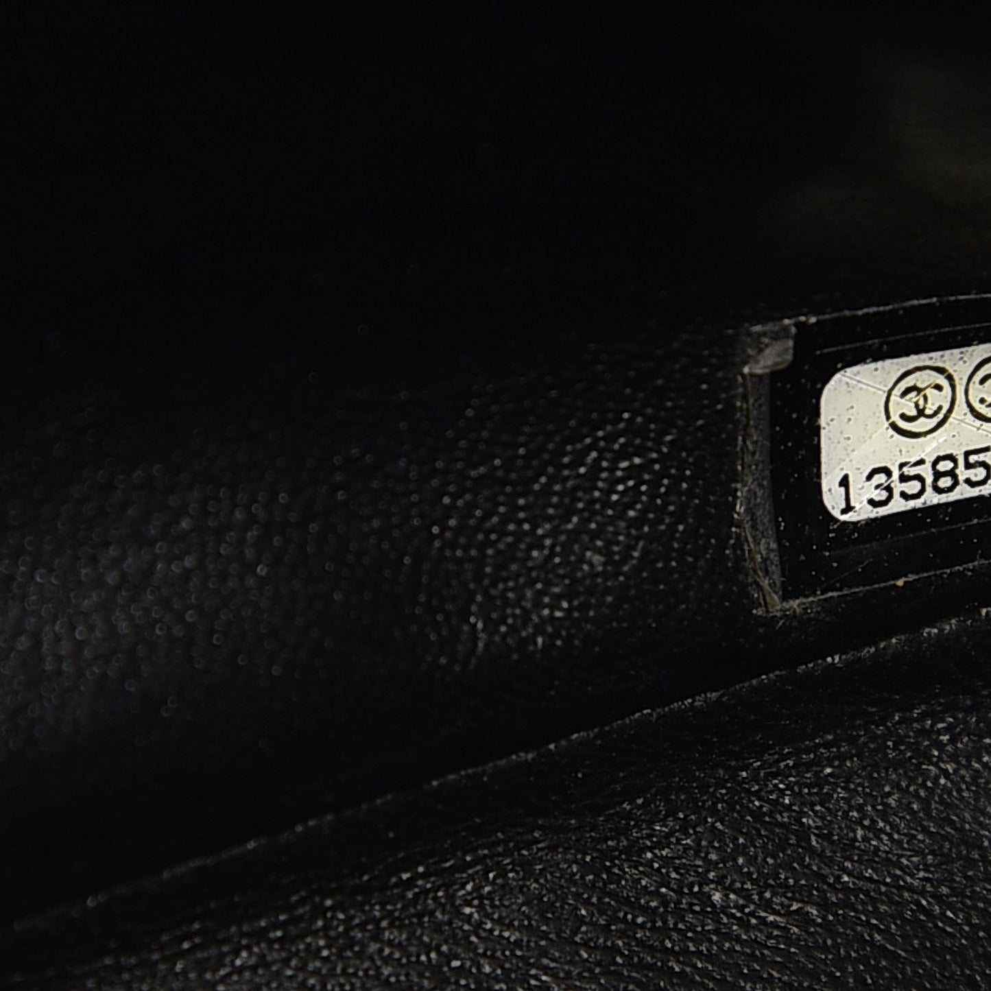 Caviar Quilted Jumbo Single Flap Black