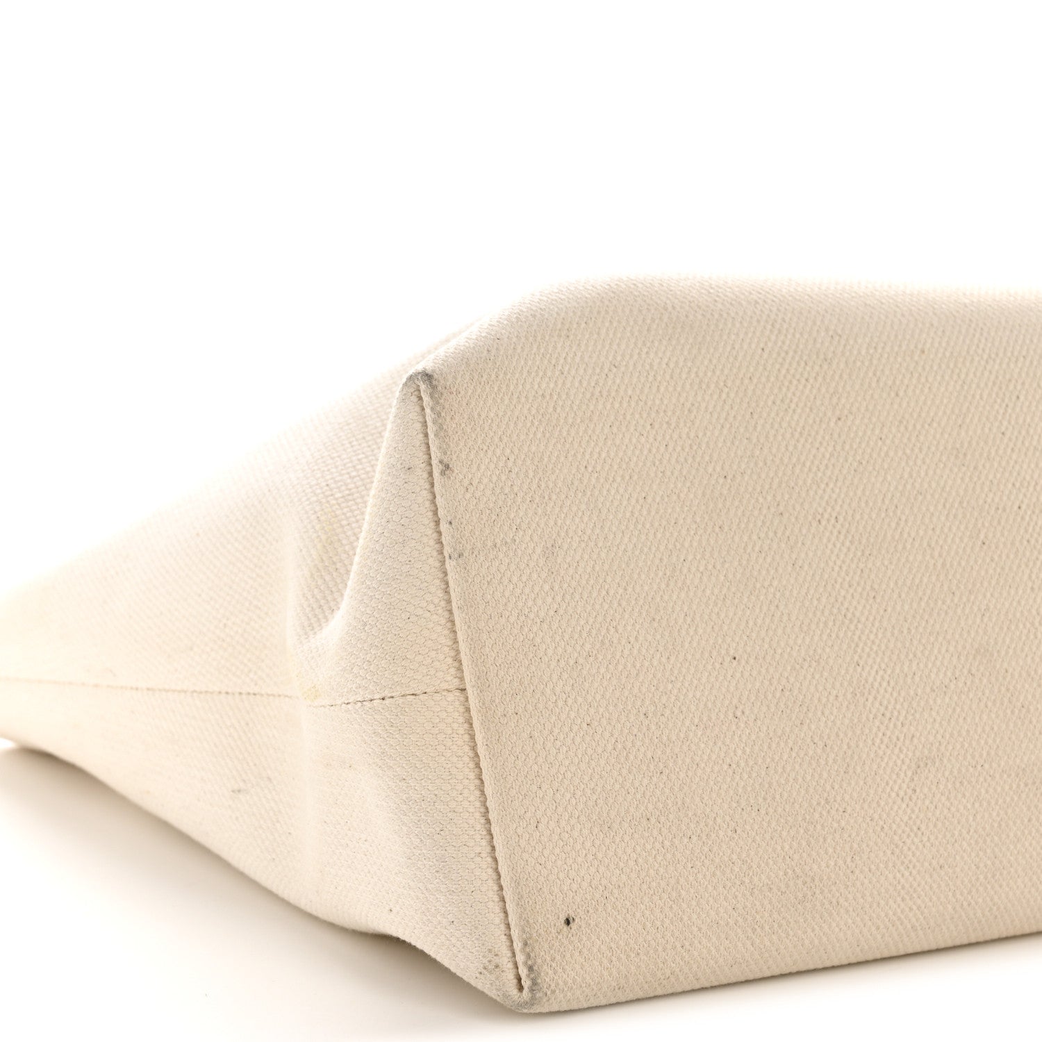 Celine Canvas Calfskin Horizontal Cabas Natural Tan 11 of 14