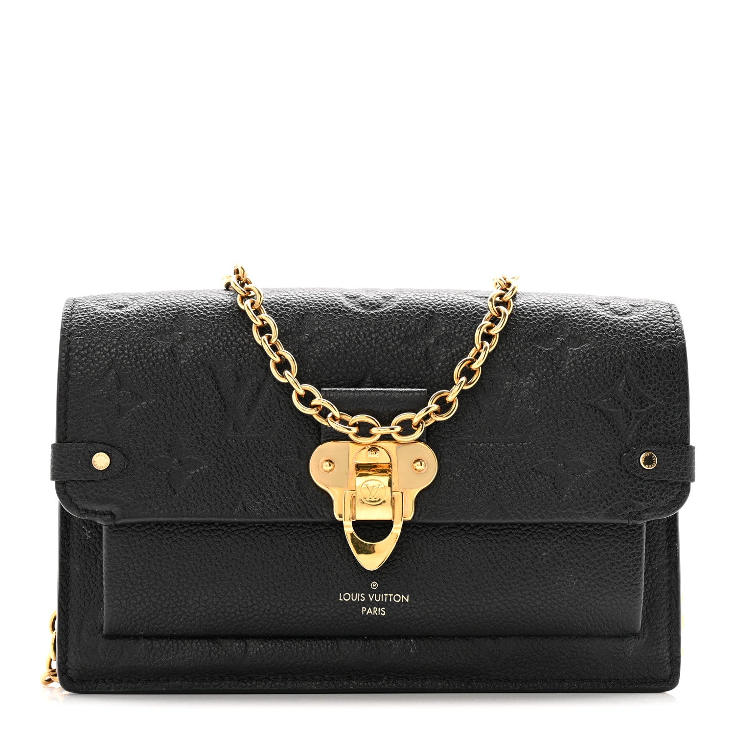 Louis Vuitton Empreinte Vavin Chain Wallet Black 1 of 16