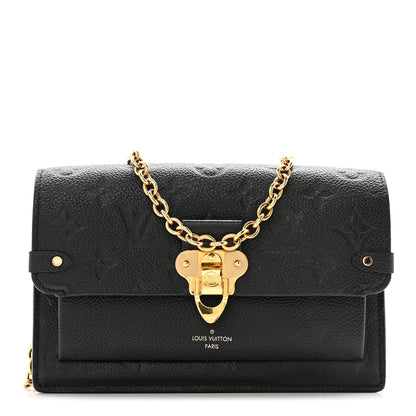 Louis Vuitton Empreinte Vavin Chain Wallet Black 1 of 16