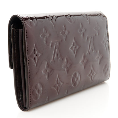 Louis Vuitton Vernis Sarah Wallet Rouge Fauviste 3 of 10
