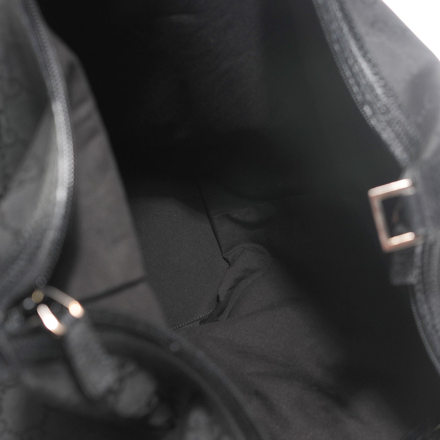 Nylon Monogram Large Hobo Black