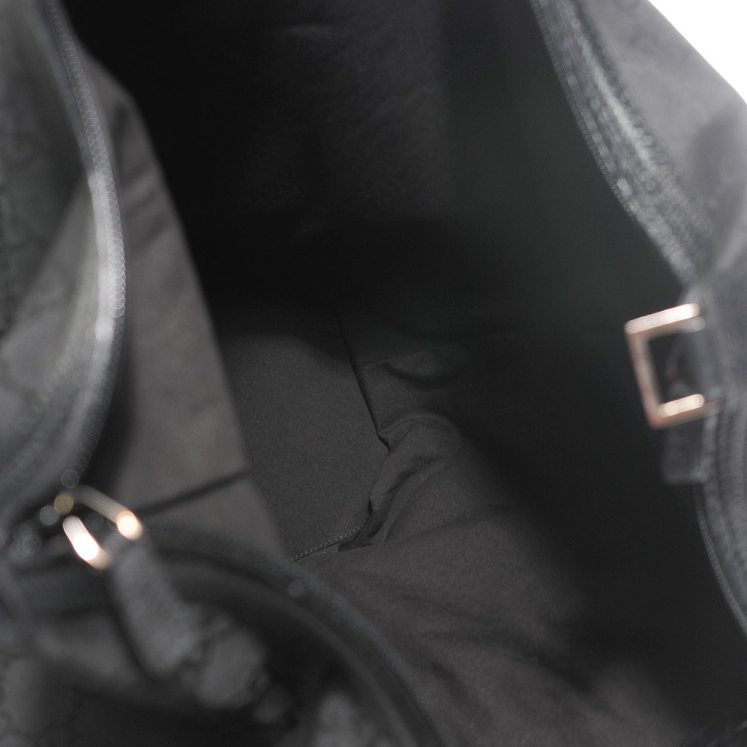 Gucci Nylon Monogram Large Hobo Black 5 of 7