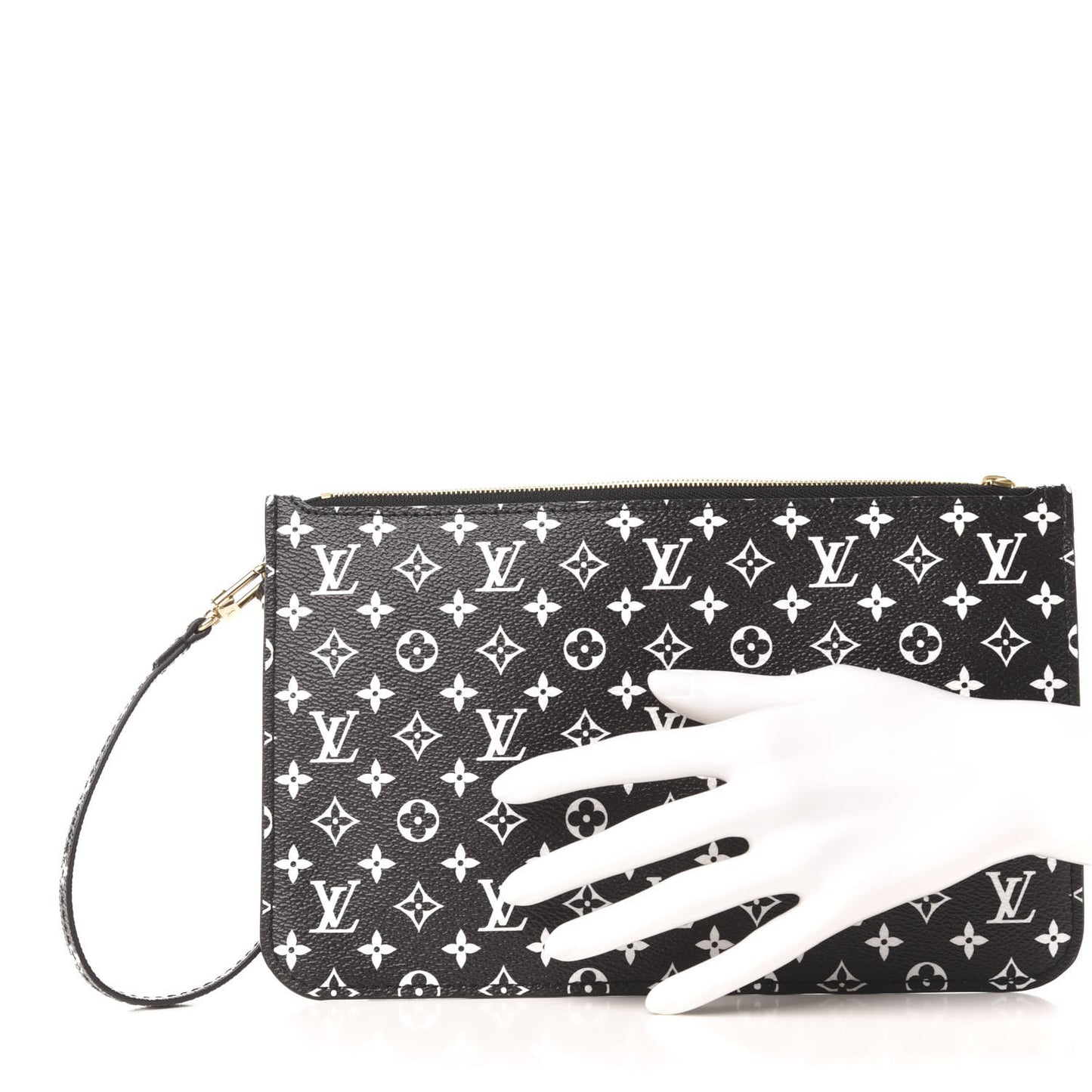 Monogram Giant Jungle Neverfull MM GM Pochette Black