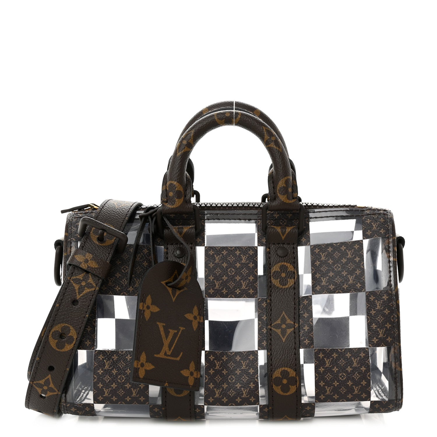 Louis Vuitton PVC Monogram Chess Keepall Bandouliere 25 1 of 9